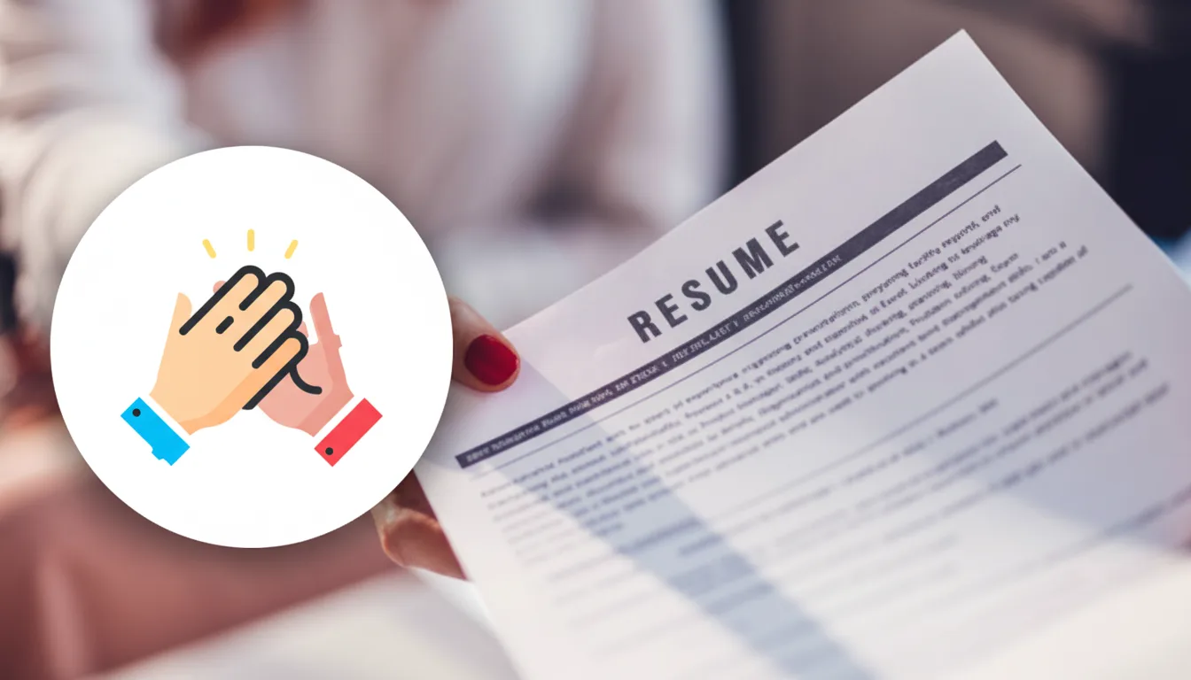 Sammanfattning i CV – så skriver du en slagkraftig profiltext Sammanfattning i CV – kvinna håller i ett CV-dokument
