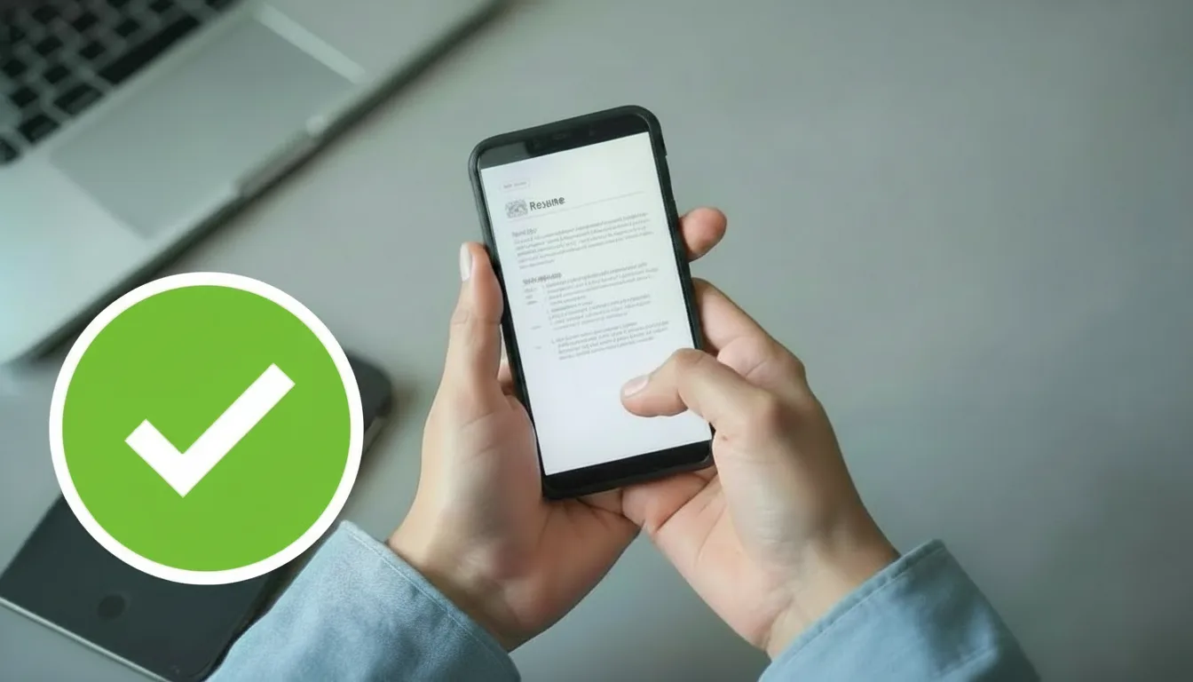 Skriva CV i mobilen 2026 (Guide för iOS & Android)